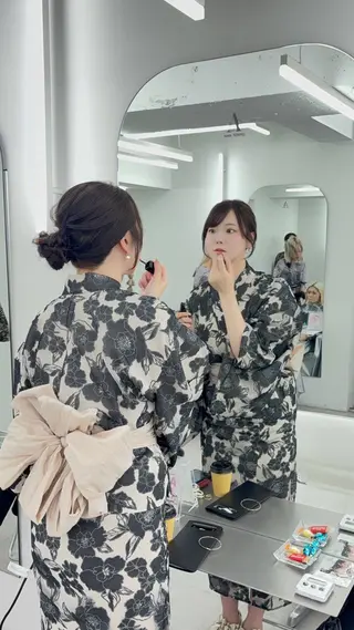 ロング 韓国ヘア/レイヤー/ 顔まわり足立遥奈のヘアスタイル