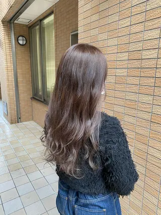ロング カラー 髪質改善 ヒデのヘアスタイル