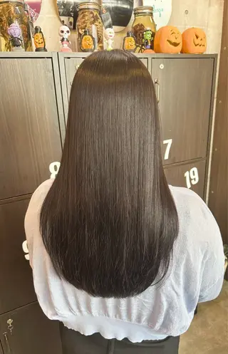 ロング 出川 結菜のヘアスタイル