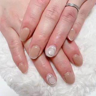 ネイル The Best Beauty受付担当のヘアスタイル