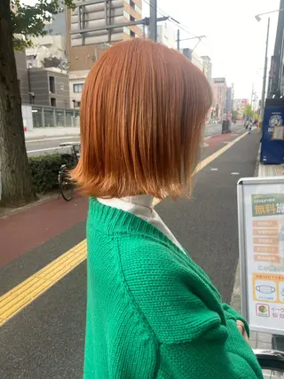 ミディアム カラー KANA🎀韓国 🇰🇷ハイライトのヘアスタイル