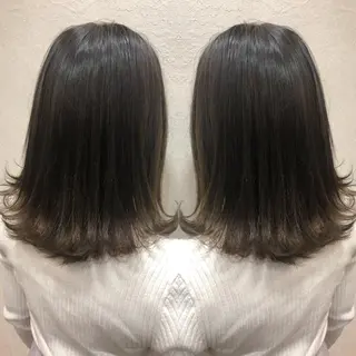 ミディアム カラー ♡美髪•艶髪♡砂川 なつきのヘアスタイル