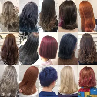 セミロング カラー 久木崎 恒有のヘアスタイル