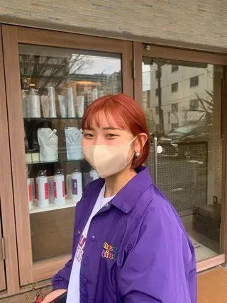 ショート 👑毛流れ、艶髪◉ 縮毛矯正錦糸町ヒガシのヘアスタイル