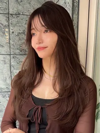 ミディアム 市毛 結菜のヘアスタイル