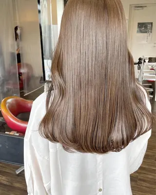 セミロング カラー ヘアアレンジ 徳永 実沙のヘアスタイル