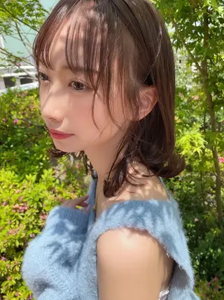 ミディアム カラー 女性が憧れる ショート/角田愛和のヘアスタイル