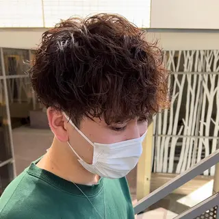 ショート パーマ メンズ 【メンズ特化美容師】 🐍NAO🐍のヘアスタイル