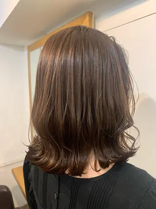 ミディアム エンドウ ミノリ🤎 /半個室/レイヤーのヘアスタイル