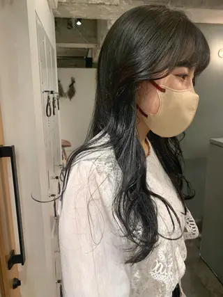 ロング カラー TONUKOA RUA下北沢店【トヌコア ルア】所属・丸山璃子 /パーマ/レイヤーのヘアスタイル