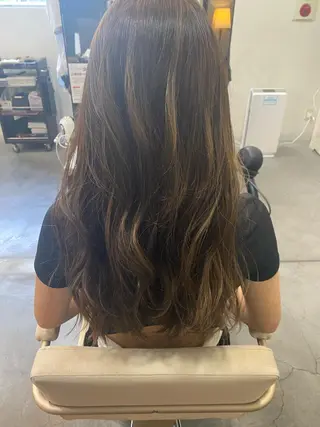 ロング カラー BLENDby happiness所属・KAORU/絹髪 /髪質改善/奈良のヘアスタイル