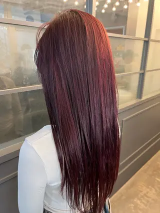 ロング ナガミ ショウのヘアスタイル