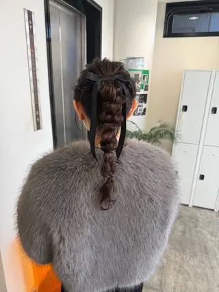 ロング ヘアアレンジ 🟡ひろの/ツヤ カラー/髪質改善🟡のヘアスタイル