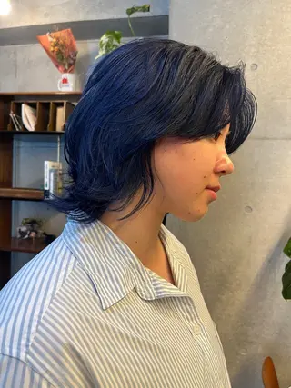ショート レイヤーカット\ウル フ　chinatsuのヘアスタイル