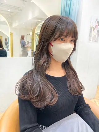 ロング 産休中2026.4月 復帰予定/野崎華代のヘアスタイル