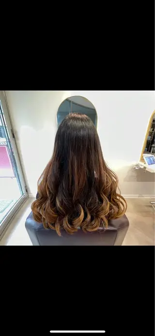 ロング ヘアアレンジ 横浜カラー/パーマ/ SAKI💫のヘアスタイル