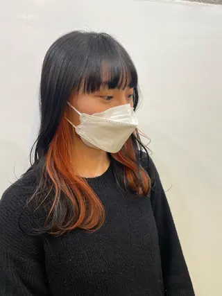 ロング カラー 🦄垢抜けボブ特化× 暖色カラー未来🦄のヘアスタイル