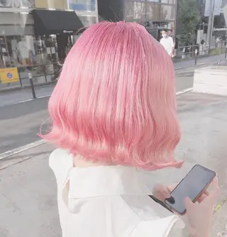 ショート カラー ヘアアレンジ 🩰nanaka 🩰のヘアスタイル
