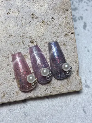 ネイル Li'a Bloom所属・🦋🤍 madoka🤍のネイルデザイン