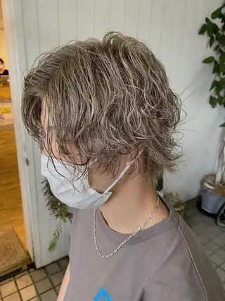 カラー メンズ sio.nail&eyebrow salon shimokitazawa2号店所属・nailist mana𖤐´-のネイルデザイン