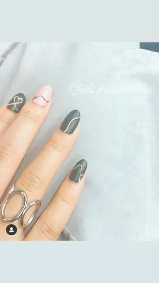 カラー ネイル Chérinail 爪のお手入れのネイルデザイン