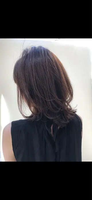 セミロング 【髪質改善🌿】木本 志歩のヘアスタイル