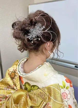 ヘアアレンジ 杉村 未来のヘアスタイル