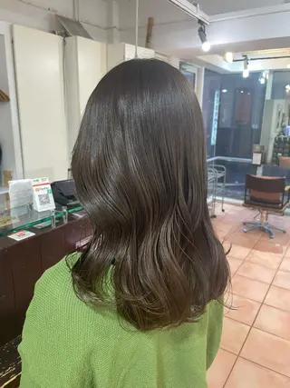 セミロング カラー 🦋透明感 艶カラー Rie🦋のヘアスタイル