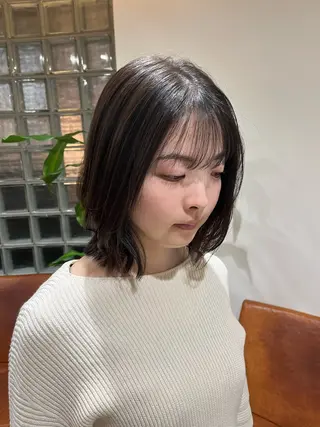 ミディアム 梅田美容室/カット /Maoのヘアスタイル