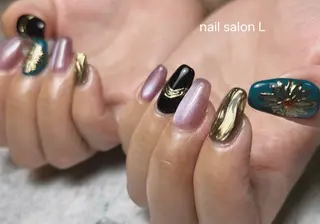 ネイル 吉川市 ネイルサロンLのネイルデザイン