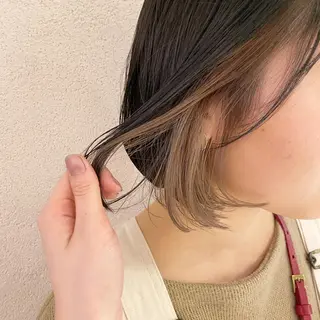 ミディアム カラー H梅田 / 811 堀本菜奈のヘアスタイル