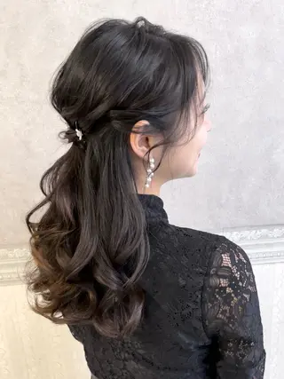 ロング ヘアアレンジ ヘアセット ✴︎Mai✴︎銀座のヘアスタイル
