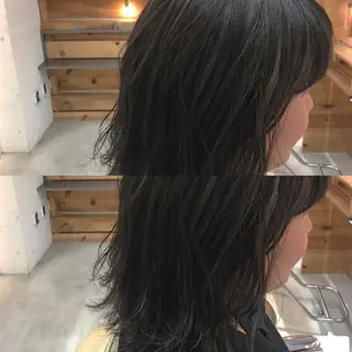 ミディアム カラー emme エミィ/立川のヘアスタイル
