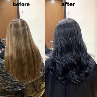 ロング カラー 韓国レイヤーカット★ 小林大樹のヘアスタイル