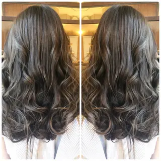 セミロング カラー 小山内 龍一郎 店長のヘアスタイル