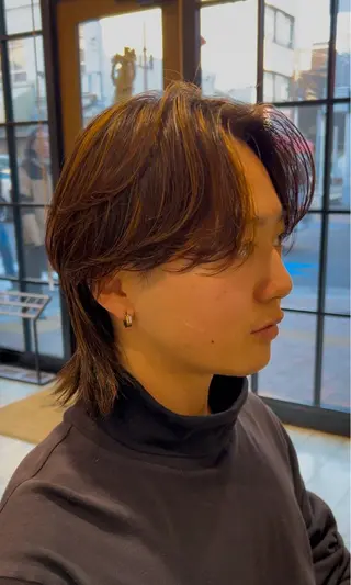 ショート パーマ メンズ 花澤 文子のヘアスタイル