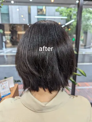 カラー ミディアム スパニスト 中川のヘアスタイル