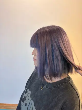 ショート カラー ハイトーン× 髪質改善👾はちすのヘアスタイル