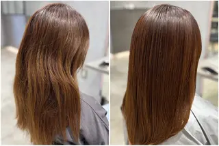 パーマ 艶髪酸性ストレート /髪質改善/寺田警二のヘアスタイル