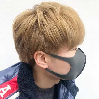 ショート カラー メンズ welc所属・マンツーマン/ 藤代拓実のヘアスタイル