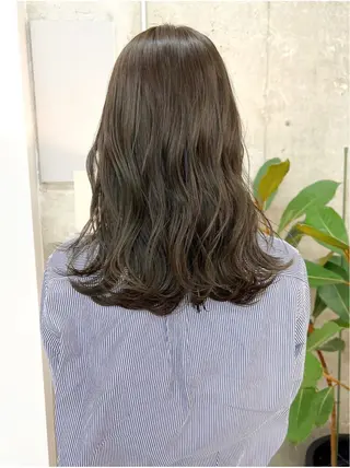 ミディアム noe所属・AYAKA/名古屋/ 栄/ボブ/透明カラーのヘアスタイル