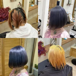 ショート カラー 🌈原宿🥣ケアブリ ーチ🥣平城秀馬🌈のヘアスタイル
