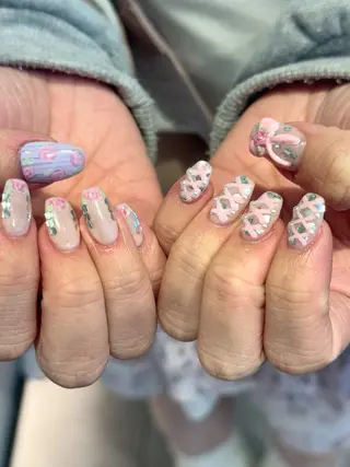 ネイル ハイトーン特化 pepe🎀のヘアスタイル