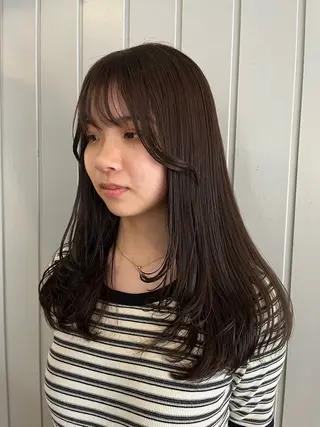 セミロング anon所属・田中 結月のヘアスタイル