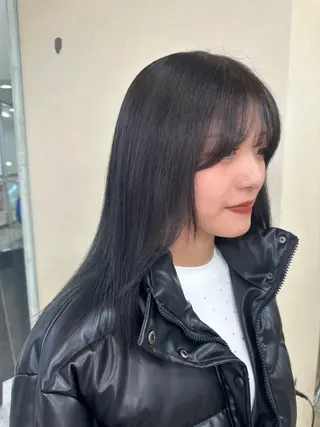 セミロング カラー 髪質改善/レイヤー/ 艶髪🎀ayaneのヘアスタイル