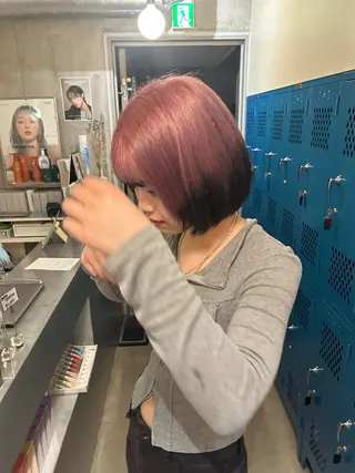 ショート カラー レイヤーカット/ルー ツカラー/EMIRIのヘアスタイル