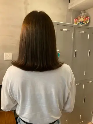 ミディアム angelica 🌸ayaka🌸のヘアスタイル