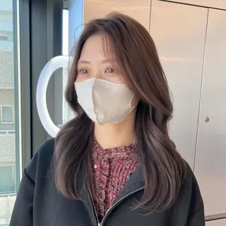ミディアム 🫧髪質改善•艶カラ ー特化🫧谷奥甲太のヘアスタイル
