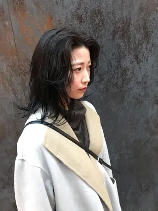 ミディアム カラー 🇰🇷カルマパーマ kaito🇰🇷のヘアスタイル