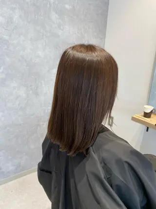 ミディアム カラー Hair Ange伊達店所属・山口 美緒のヘアスタイル